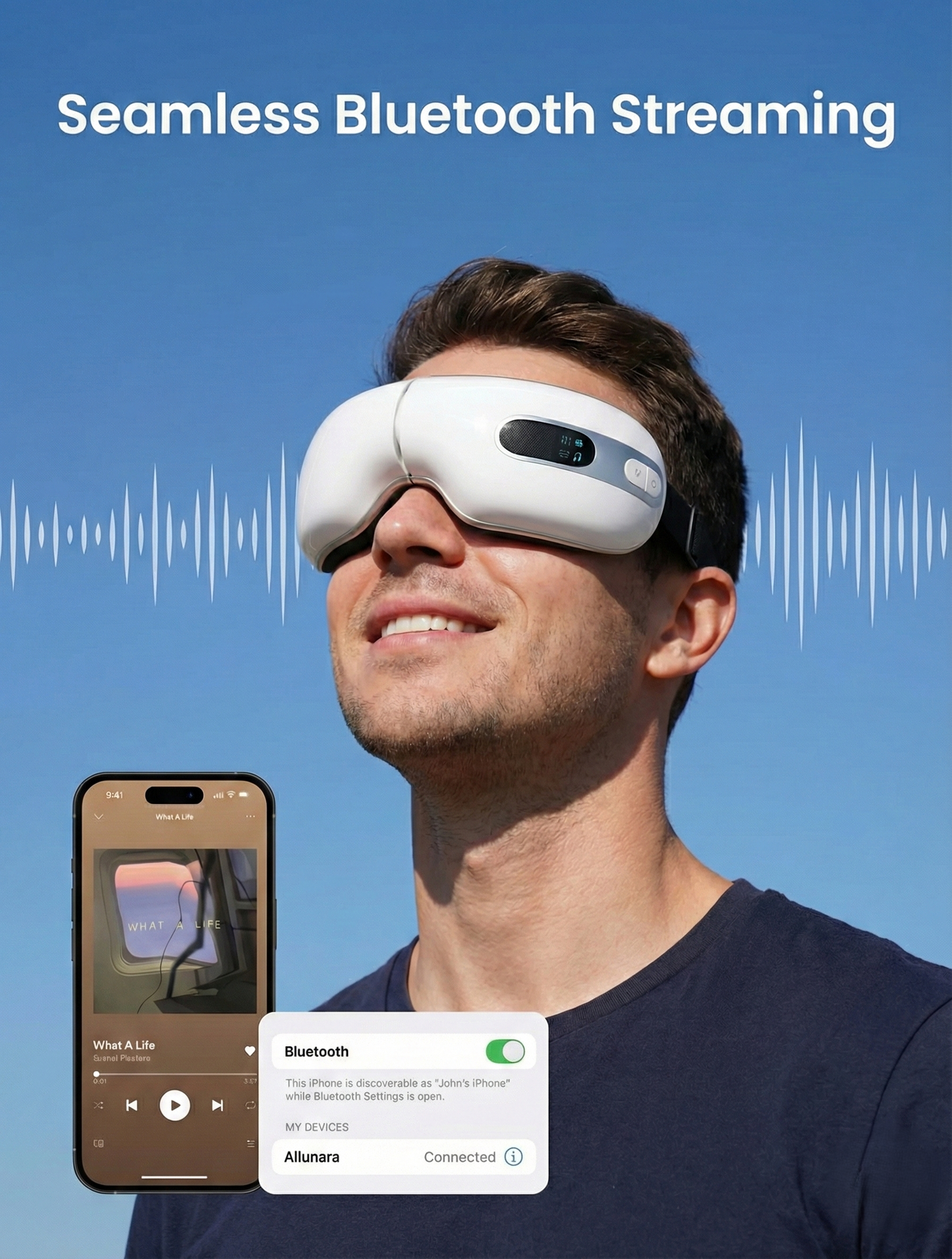 Smart Eye Massager – Heat, Pressure & Relaxation Therapy